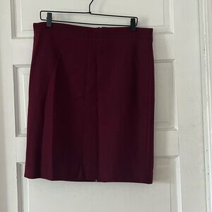 J. Crew | Maroon The Pencil Skirt
